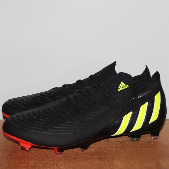 Adidas Predator Edge.1 Low FG Soccer Cleats Men 7 Black Red Yellow main image 4